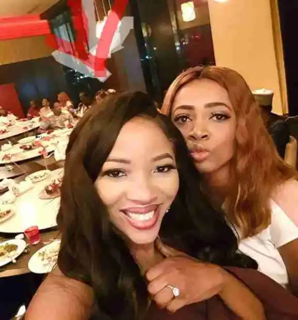 Blogger Linda Ikeji’s Sister, Sandra is Officially Engaged